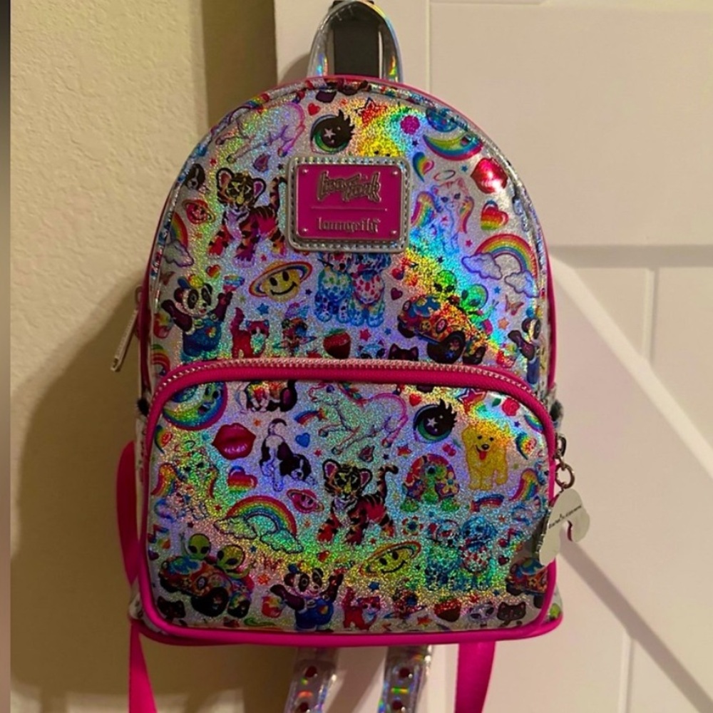 Vintage Limited Edition Lisa Frank Holographic Backpack Brand New